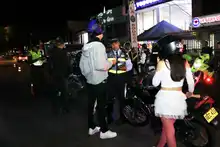 1687 notificaciones a conductores durante celebración de Halloween en Cali