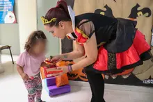 Dulces, recreación y alegría para los niños de corregimientos y albergues