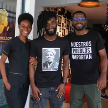 Un mensaje de reivindicación de la historia Afro transmite el artista Robe L Ninho 
