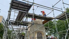 Comienza la instalación de la estatua de Sebastián de Belalcázar