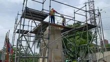 Comienza la instalación de la estatua de Sebastián de Belalcázar