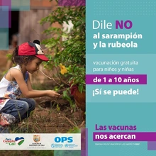 Cali no para de vacunar contra rubéola y sarampión