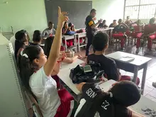 Estudiantes del Inem le apuestan al Fútbol en Paz