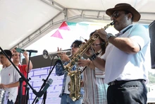 Cuídate Ve llegó con música y baile a Montebello