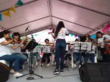 Cuídate Ve llegó con música y baile a Montebello