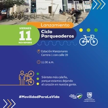 Cali tendrá 200 ciclo parqueaderos en 2023