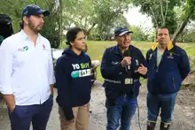 Una brigada de atención llegó este sábado a los sectores afectados por las inundaciones