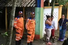 Una brigada de atención llegó este sábado a los sectores afectados por las inundaciones