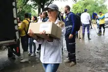 Una brigada de atención llegó este sábado a los sectores afectados por las inundaciones