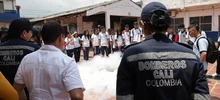 Alcaldía forma primeros respondientes en diferentes instituciones educativas