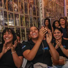 Los jóvenes de Todas y Todos a Estudiar se movieron al ritmo de la salsa