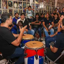 Los jóvenes de Todas y Todos a Estudiar se movieron al ritmo de la salsa