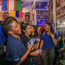 Los jóvenes de Todas y Todos a Estudiar se movieron al ritmo de la salsa