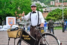 Segundo ‘día sin carro y sin moto’ inició con ciclopaseo desde el parque de Las Banderas hasta la Plazoleta Jairo Varela