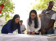 Alcaldía firmó pacto de gobernanza por la recuperación de vías de la comuna 10