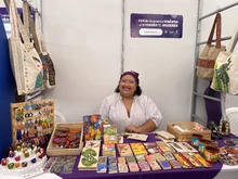 Así se desarrolló el primer día de la Feria Económica Violeta de Corazón por las Mujeres