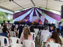 Así se desarrolló el primer día de la Feria Económica Violeta de Corazón por las Mujeres