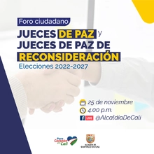 Foro Elecciones Jueces de Paz