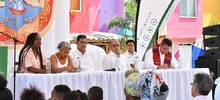 Se develaron los monumentos en honor a los jóvenes asesinados en Llano Verde