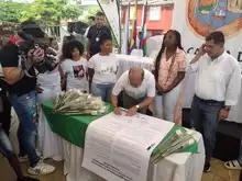 Pacto por la conservación de la memoria y la construcción de paz en Llano Verde