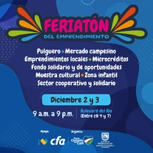 La ‘Feriatón del Emprendimiento’ llegará este diciembre al Bulevar del Río