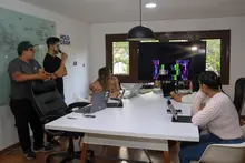 Alumbrado navideño con pasión y creatividad