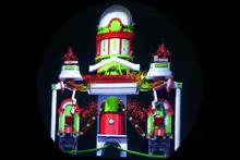 Alumbrado navideño con pasión y creatividad