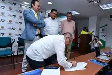 Para afianzar la justicia restaurativa y la paz Alcaldía firmó convenio con la JEP y la Gobernación del Valle