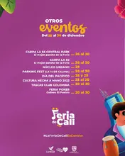 Lista la programación de la Feria de Cali… ¡mirala¡ Es Con Vos
