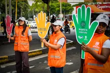 Promotores de Convivencia Vial continúan su trabajo pedagógico en las calles de Cali