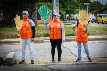 Promotores de Convivencia Vial continúan su trabajo pedagógico en las calles de Cali
