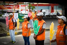 Promotores de Convivencia Vial continúan su trabajo pedagógico en las calles de Cali