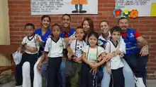 Niñas y niños de Manuela Beltrán recibieron a Hacienda con alegría