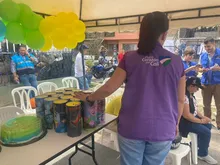Personas en situación de calle, felices de celebrar sus cumpleaños