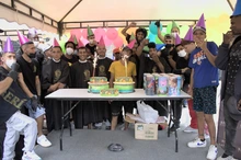 Personas en situación de calle, felices de celebrar sus cumpleaños