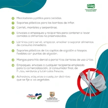 Alcaldía de Cali dice no, a los plásticos de un solo uso