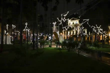 Más de un millón de luces se encendieron para iluminar la navidad en Cali