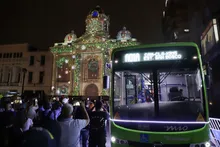 Un show tecnológico ilumina la Plaza de Caycedo