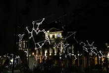Un show tecnológico ilumina la Plaza de Caycedo