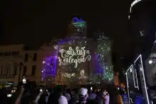 Un show tecnológico ilumina la Plaza de Caycedo