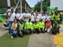 Por segunda vez en 2022, Datic embellece el parque Colseguros Andes