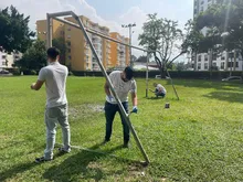 Por segunda vez en 2022, Datic embellece el parque Colseguros Andes