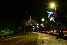 En su travesía por Los Andes de Colombia, el colibrí llegó a la Sucursal del Cielo para encender 1.500.000 luces led del alumbrado navideño. 