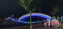 Por primera vez se ilumina el trayecto de la Torre de Cali hasta la Clínica de Nuestra Señora de los Remedios. 
