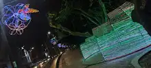 Por primera vez se ilumina el trayecto de la Torre de Cali hasta la Clínica de Nuestra Señora de los Remedios. 