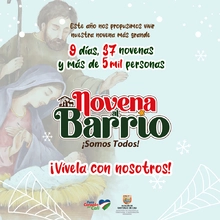Prográmate para la Novena al Barrio en comunas y corregimientos
