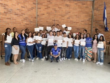 Estudiantes de La Presentación recibieron reconocimiento simbólico como gestores de paz