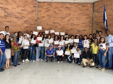 Estudiantes de La Presentación recibieron reconocimiento simbólico como gestores de paz