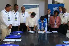 Firmada carta para el acuerdo de proyectos de apoyo a la población migrante, desplazada y refugiada