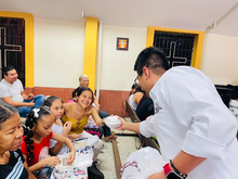 Vivimos la segunda novena navideña del 2022 con habitantes del poblado 1 